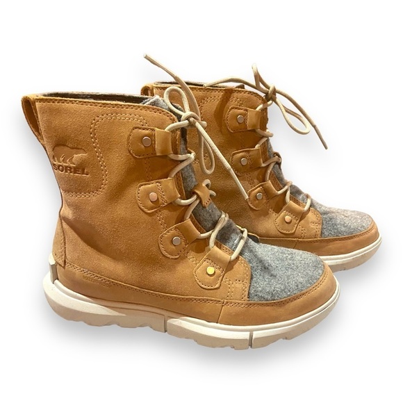 Sorel Women’s Explorer II Joan Felt Boot in Tawny Sz 6.5 - Picture 1 of 9